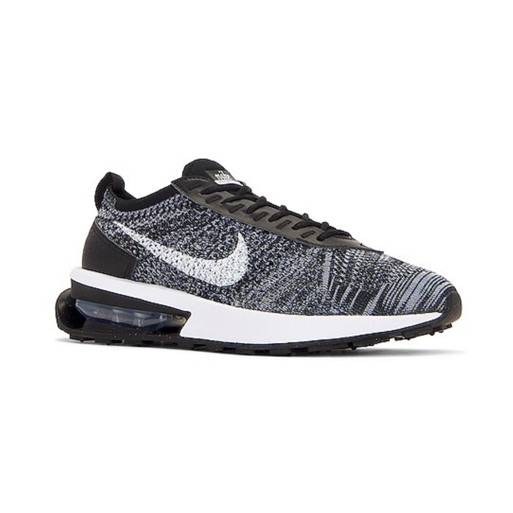 Nike Air Max Flyknit Racer Running Sneakers Black Grey Sz 9 - Picture 6 of 15
